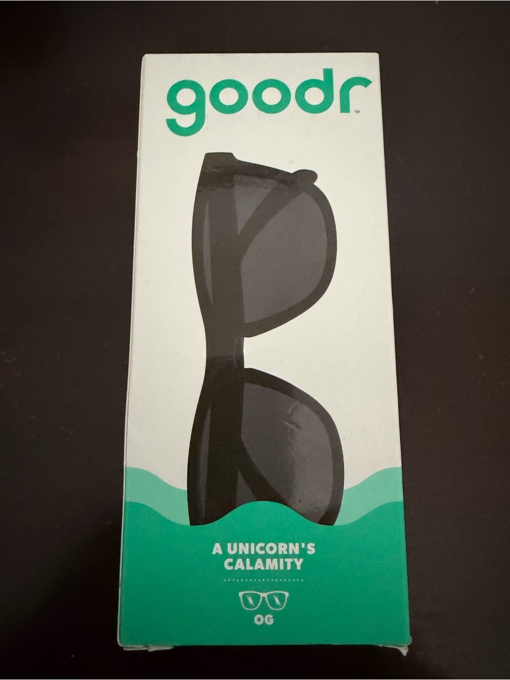 GOODR Adult OG A Unicorn's Calamity Matte Black Sunglasses Sunnies Unisex NWT
